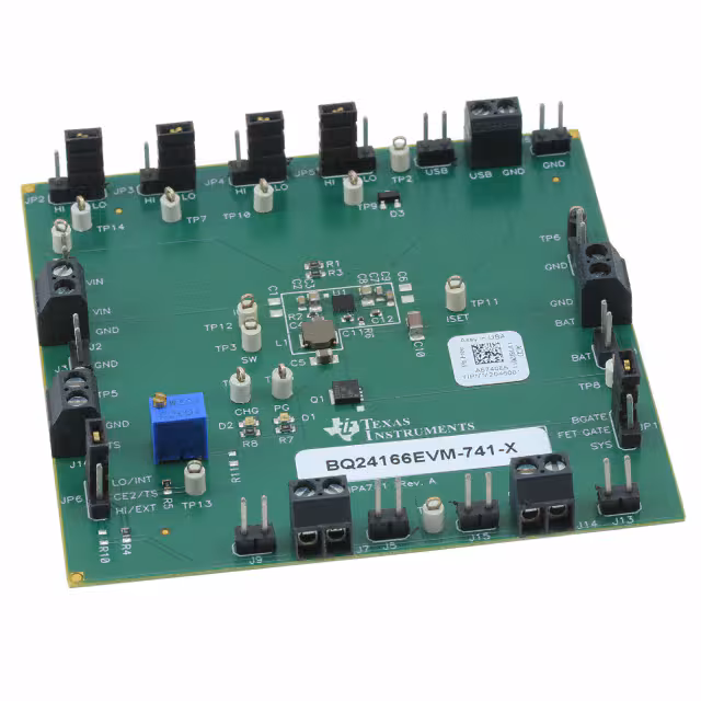 BQ24166EVM-741 Texas Instruments  Cartes et kits d'évaluation et de démonstration